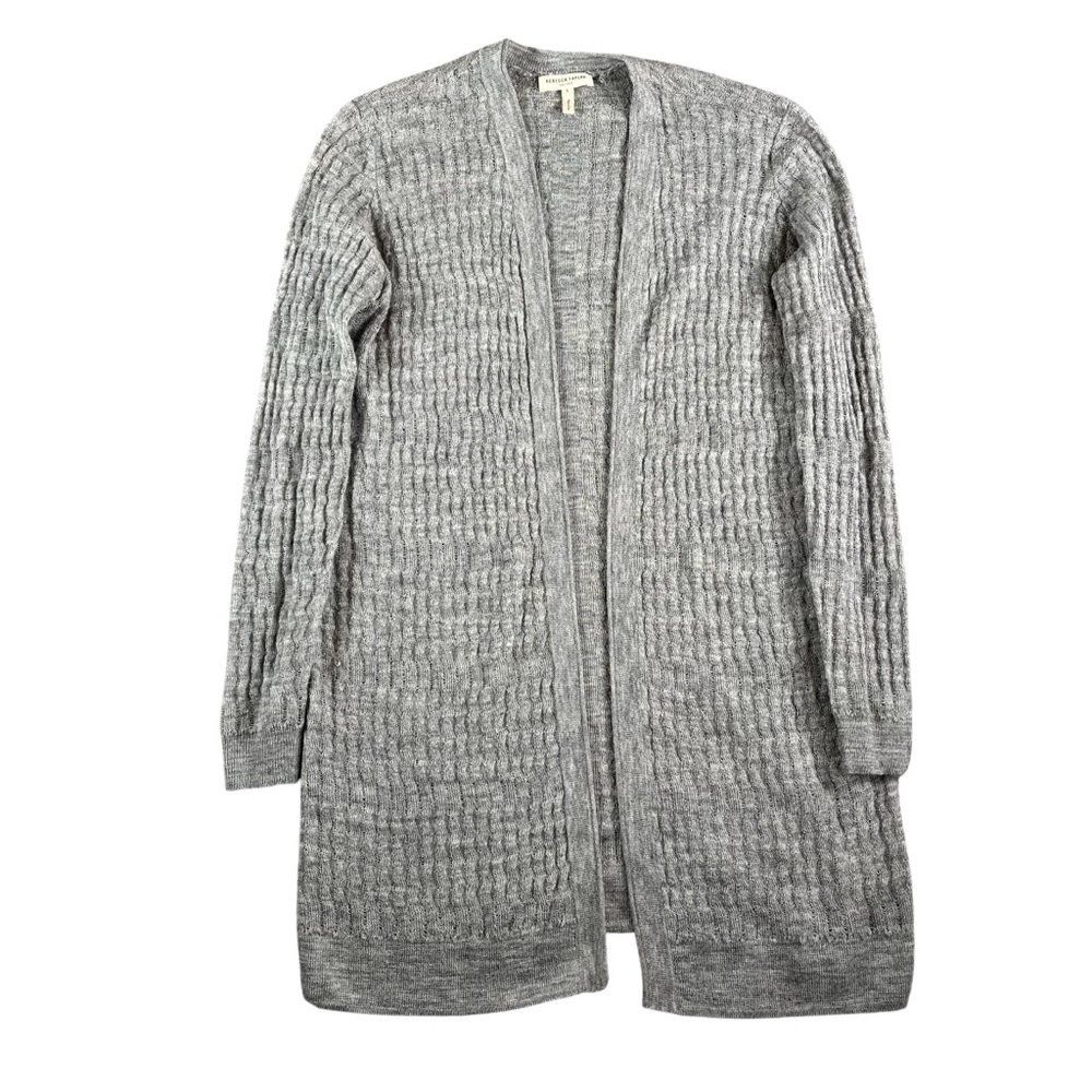Rebecca Taylor Exclusive Women's‎ Grey Wool/Alpaca Blend Cardigan Size Small